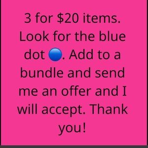 🔵 Blue Dot items 🎉
